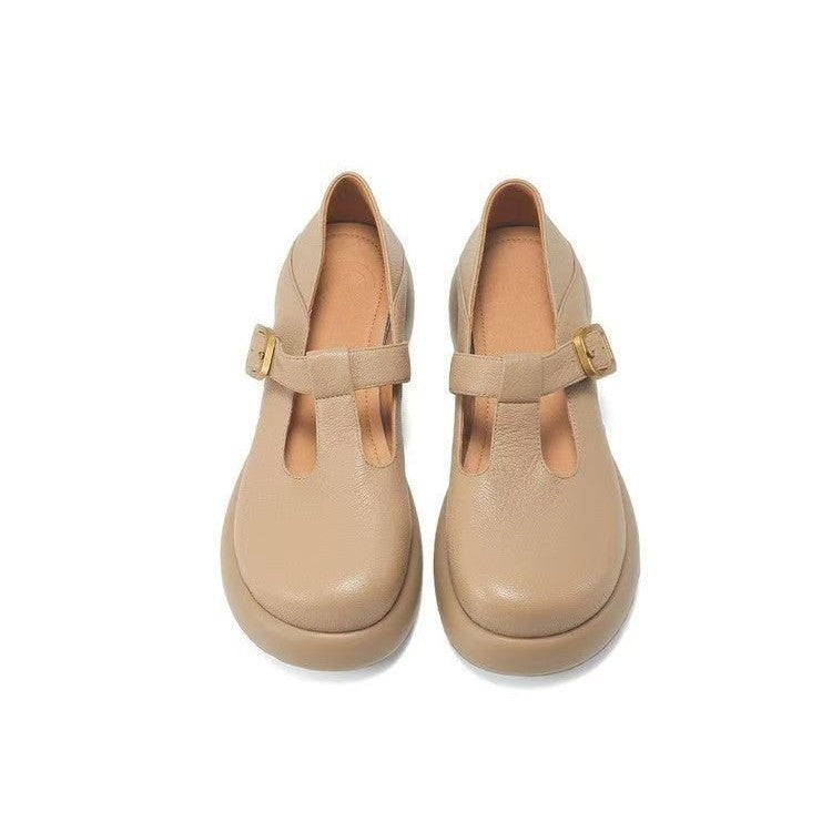 Sarah Express Comfortable Round Toe Mary Jane Flats