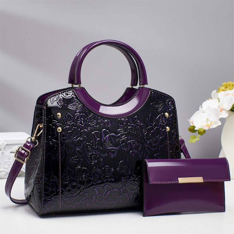 Sarah Express Structured Floral Crossbody Bag Set