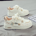 Sarah Express Women's Sporty Dad Platform Sneakers Beige Khaki