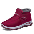 Sarah Express Unisex Slip-On Winter Snow Boots Red
