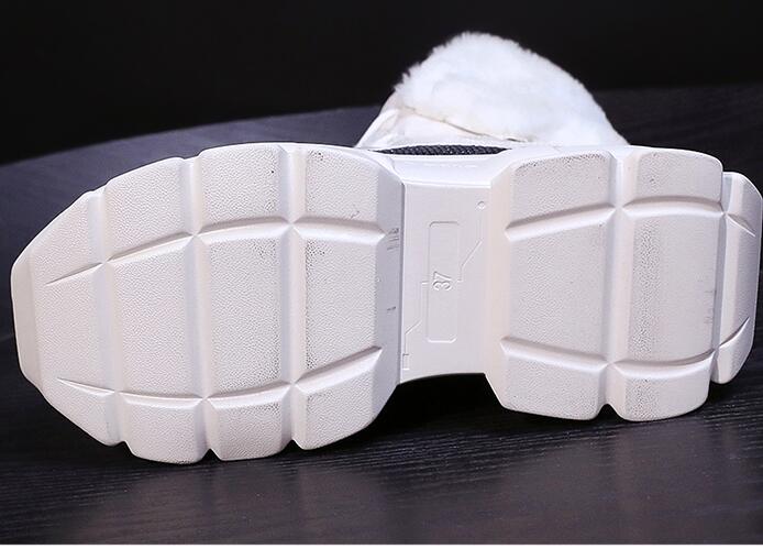 Sarah Express Women's Platform Velvet Winter Snow Boots