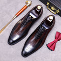 Sarah Express Men's Pointy Toe Business Formal Shoes Black