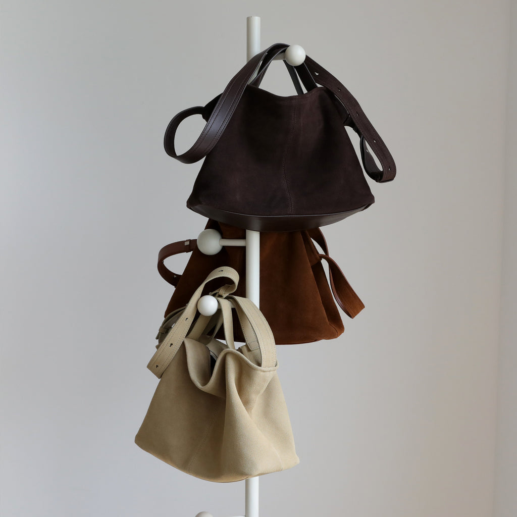 Sarah Express Matte Genuine Leather Square Commuter Bag