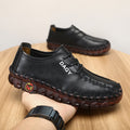 Sarah Express Women's Microfiber Stitched Casual Loafers 006Black