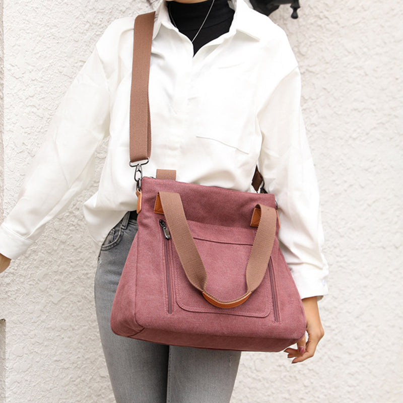 Sarah Express Canvas Commuter Tote Shoulder Bag