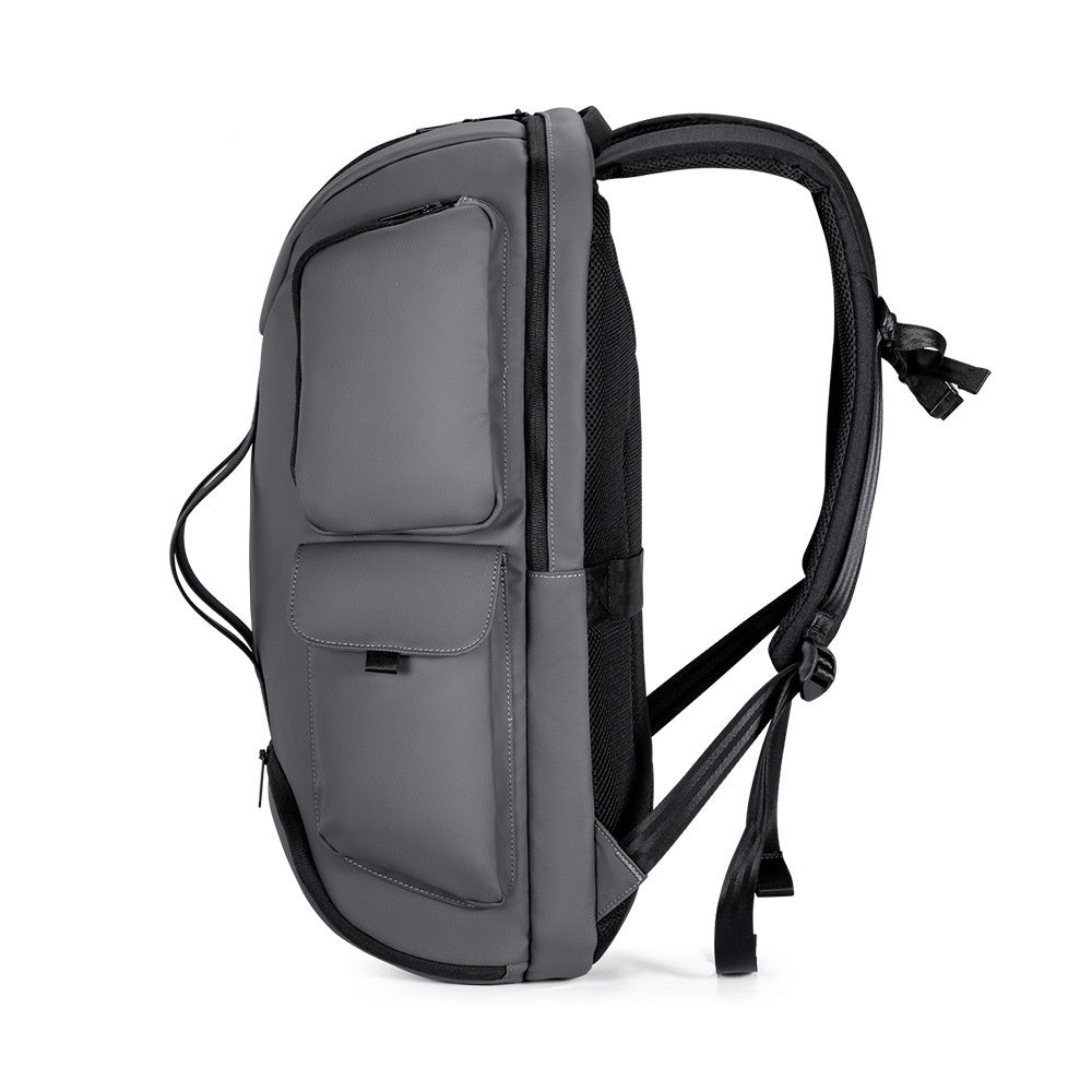 Sarah Express Modern Business Laptop Backpack Dark Gray