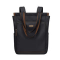 Sarah Express Large Capacity Nylon Everyday Backpack Black