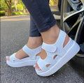 Thick Soled Platform Sports Sandals – sole profile alternate view