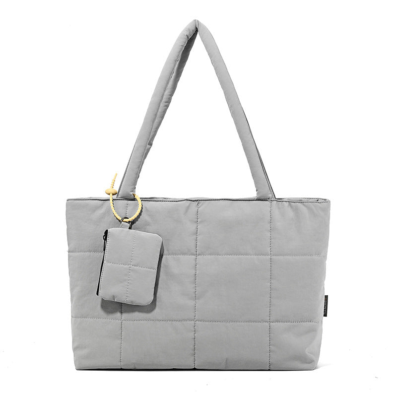 Sarah Express Plaid Patchwork Tote Shoulder Bag