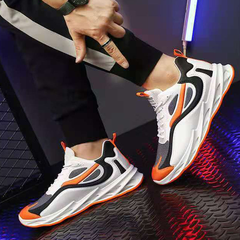 Sarah Express Men's Casual Mesh Colorblock Sneakers