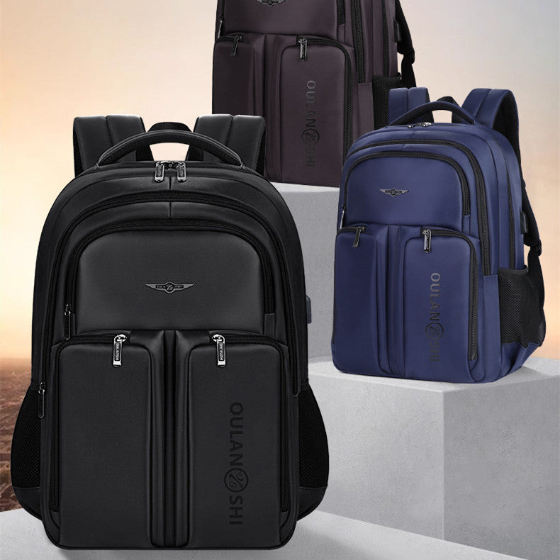 Sarah Express Large Capacity Double Layer Travel Backpack