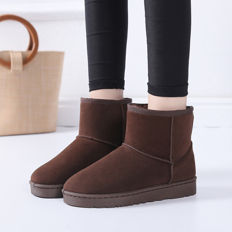 Sarah Express Faux Fur Lined Suede Winter Boots