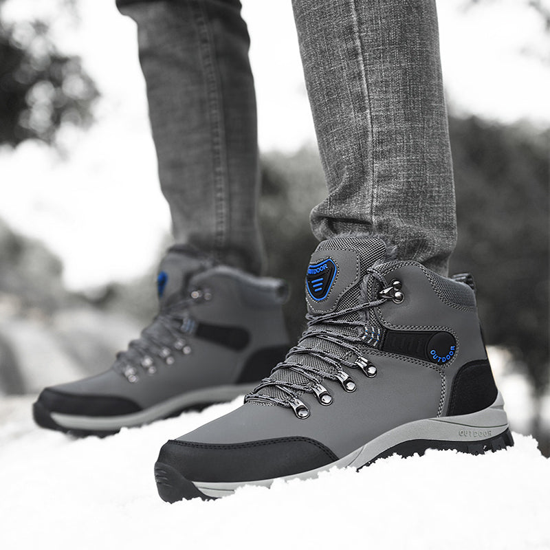 Sarah Express Men's Plush Lined Winter Hiking Boots