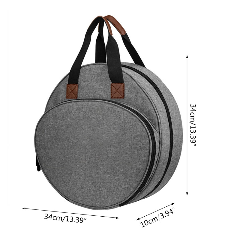Sarah Express Round Embroidery Tool Storage Tote Bag
