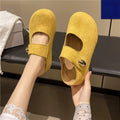 Sarah Express Breathable Slip-On Platform Mules Yellow