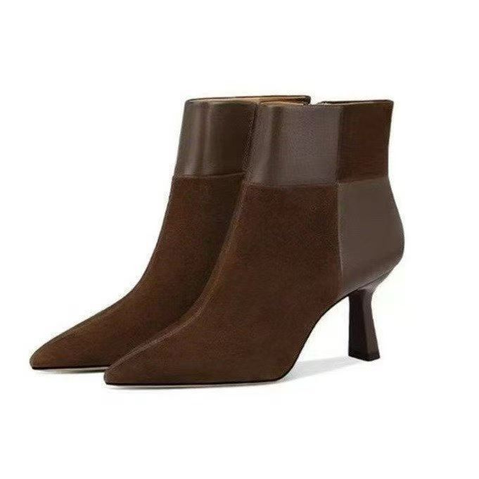 Sarah Express Pointed Toe Stiletto Ankle Boots