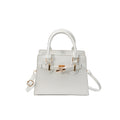 Sarah Express Minimalist Quilted Crossbody Bag White