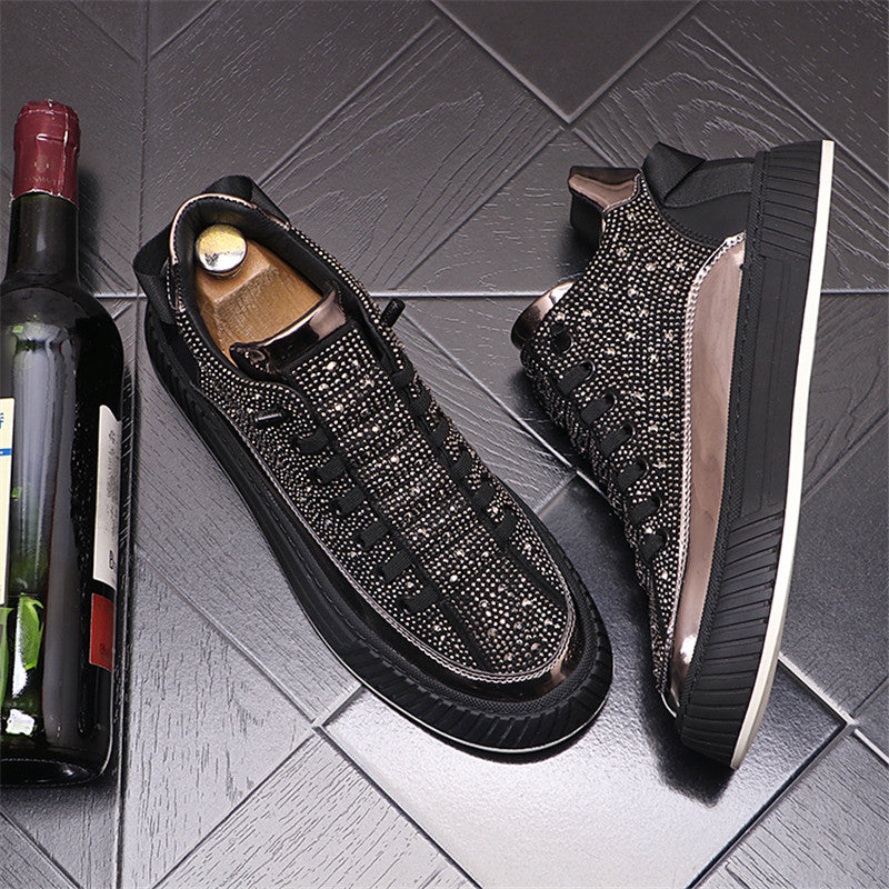 Sarah Express Embellished Cotton Casual Board Shoes