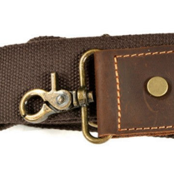 Sarah Express Canvas Travel Handbag with Leather Accents