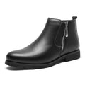 Sarah Express Men's Business Casual Side Zip Boots Black