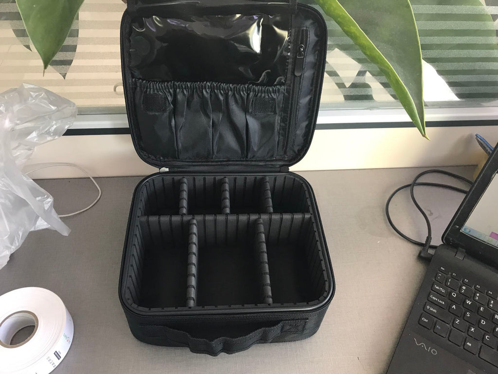 Sarah Express Structured Nylon Cosmetic Travel Bag