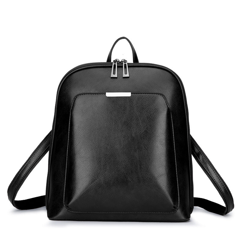 Sarah Express Fashionable Minimalist Women's Daily Backpack Black