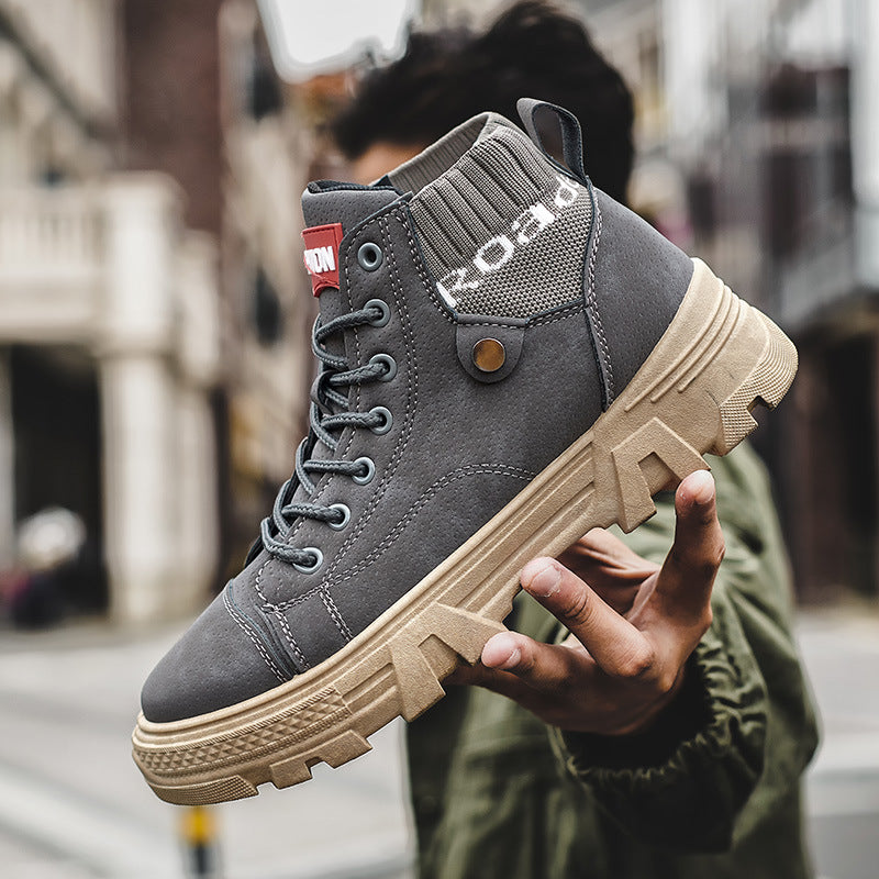 Sarah Express Men's Casual High Top Martin Boots