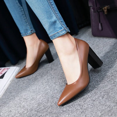 Sarah Express Classic Pointed Toe High Heel Pumps