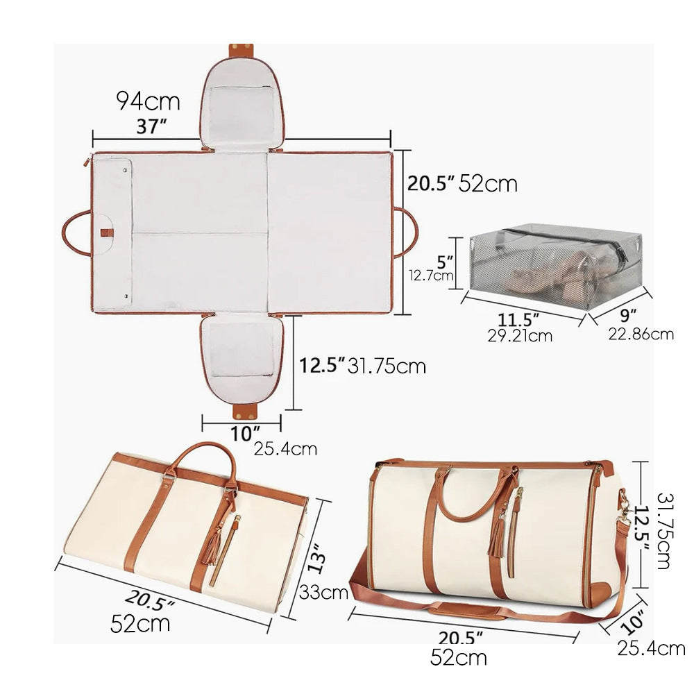Sarah Express Rolling Travel Duffle Bag with Wheels