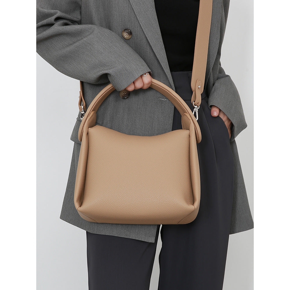 Sarah Express Genuine Leather Dumpling Shoulder Bag
