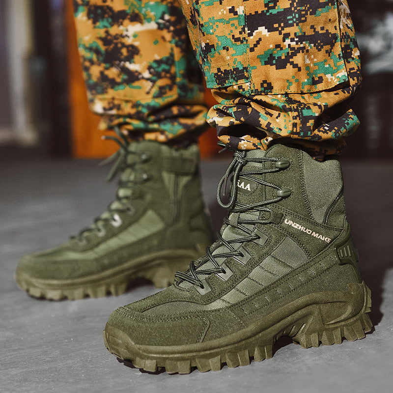 Sarah Express Rugged High Top Tactical Boots