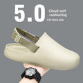 Sarah Express Men's Lightweight EVA Casual Summer Slides Khaki