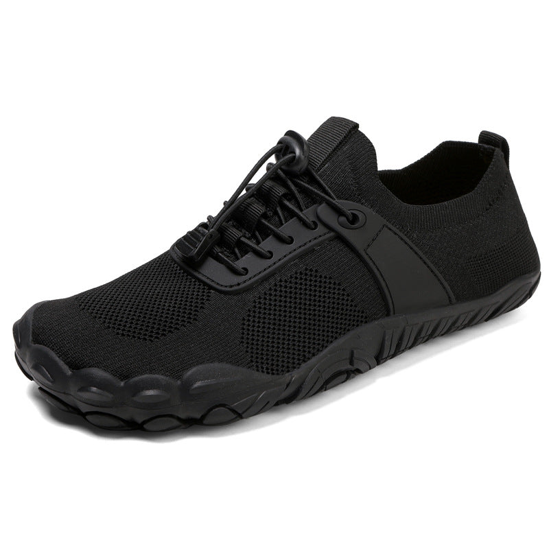 Sarah Express Breathable Five-Toe Hiking Sneakers Black