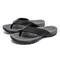 Sarah Express Men's Open Toe EVA Summer Sandals HR5081 Black And Gray