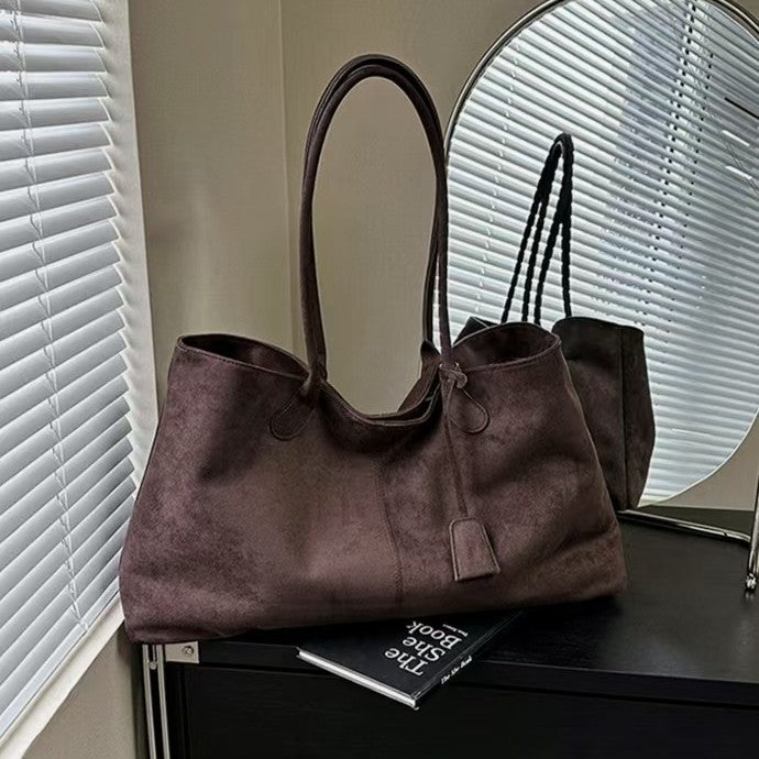 Sarah Express Retro Matte Large Capacity Tote Bag