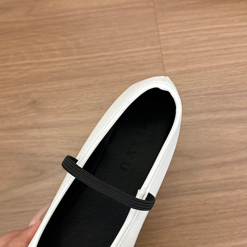 Women Flat Vintage Unique Design Low Cut Flats, French Versatile Ballet Shoes Mary Janes – product detail alternate view 5