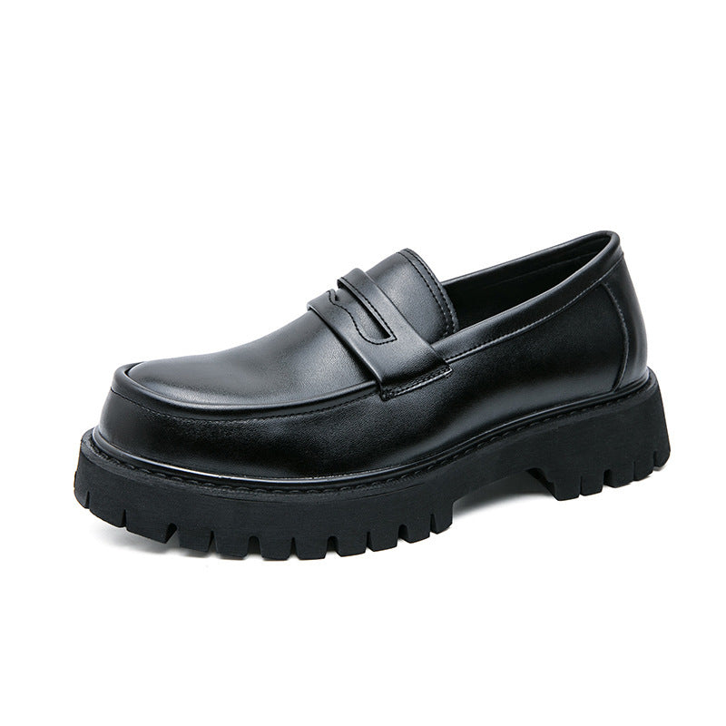 Sarah Express Men's Platform Loafers Height Increasing Shoes 0 Matt