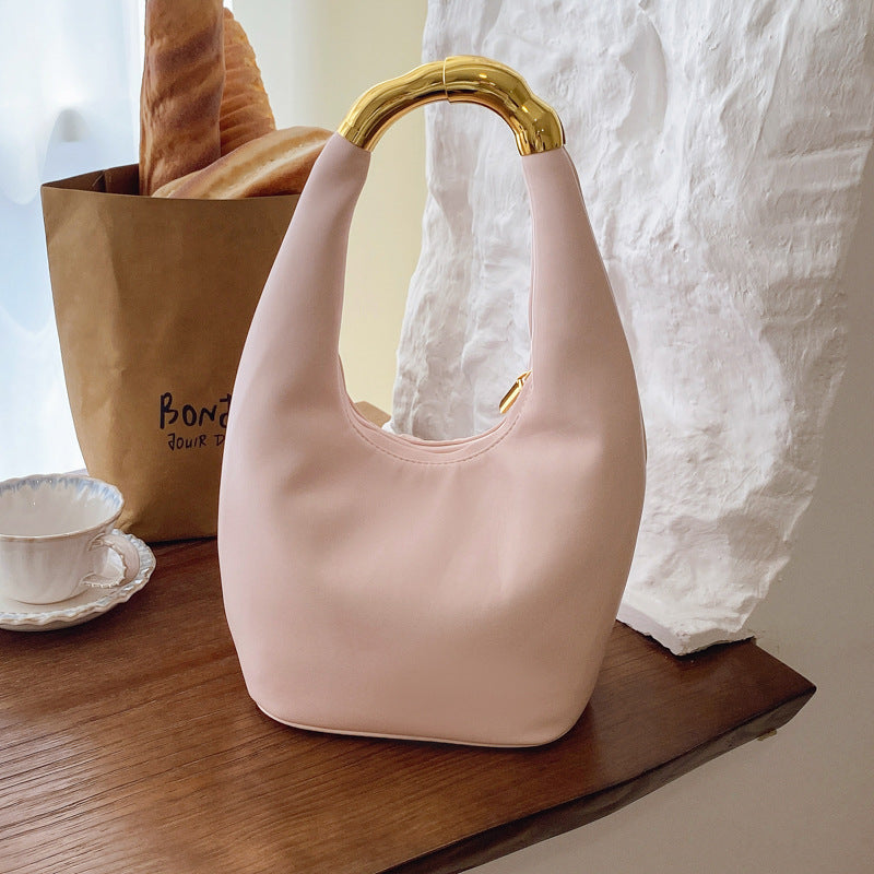 Sarah Express Structured Bucket Tote Shoulder Bag