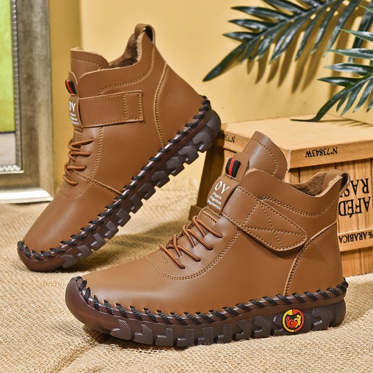 Sarah Express Women's Waterproof Platform Winter Ankle Boots