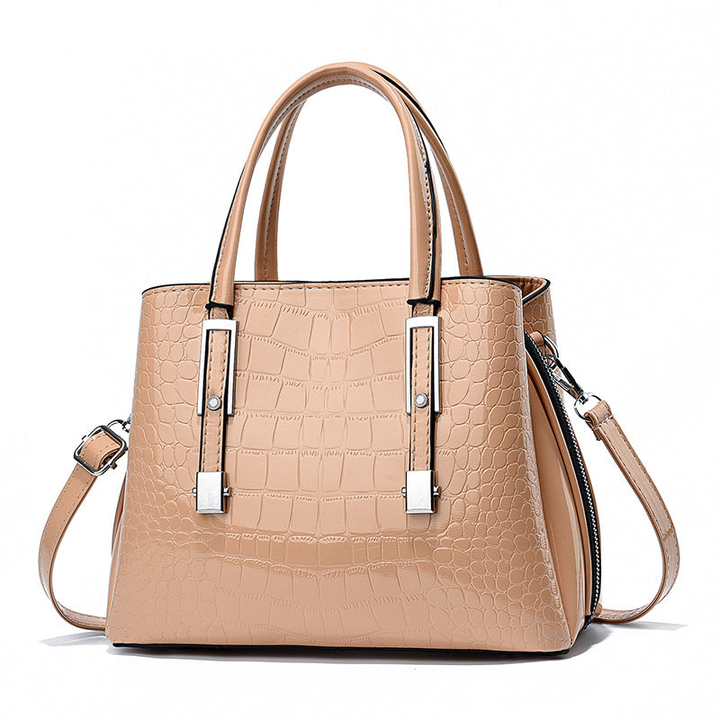 Sarah Express Crocodile Pattern Bucket Style Crossbody Bag