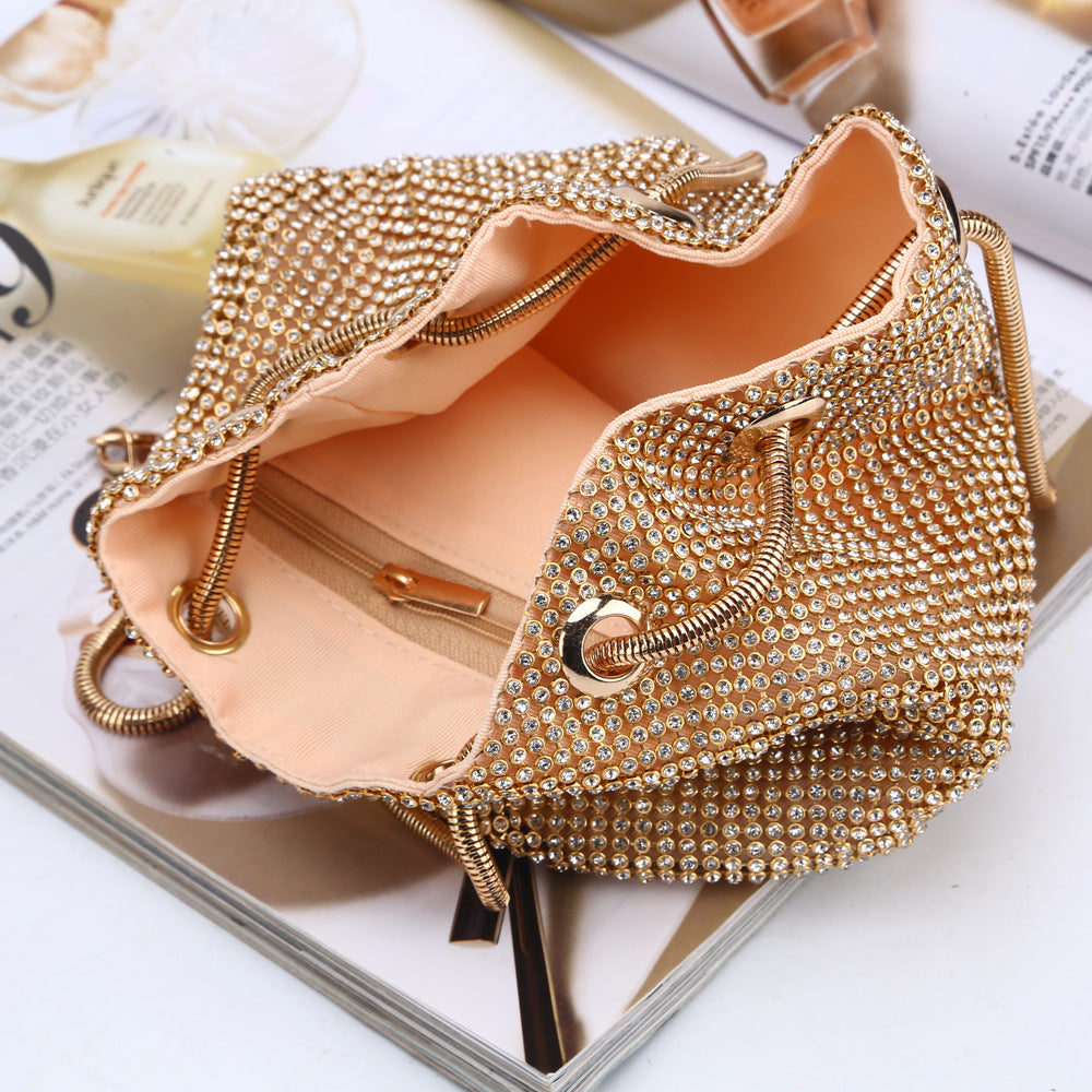 Sarah Express Crystal Diamond Evening Crossbody Bag