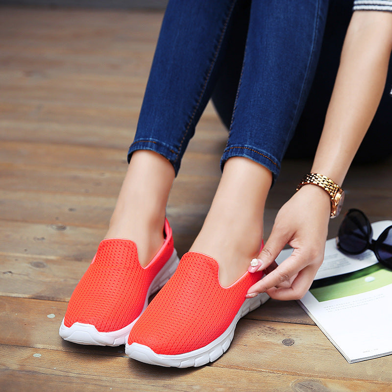 Sarah Express Lightweight Mesh Slip-On Walking Sneakers