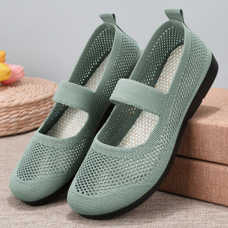Sarah Express Breathable Flying Woven Women's Casual Shoes