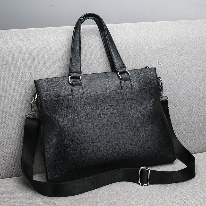 Sarah Express Men's Business Briefcase with Shoulder Strap