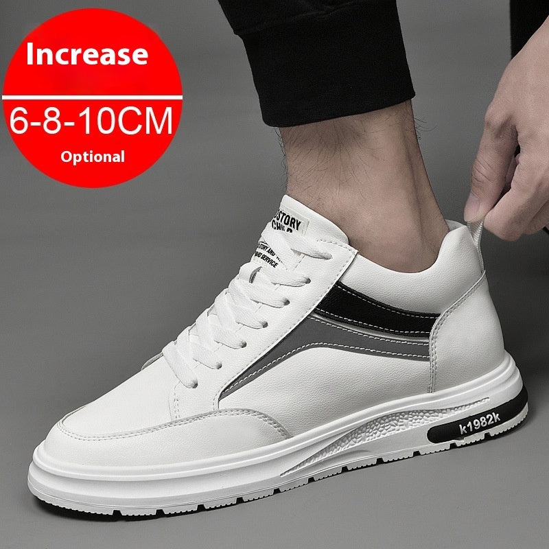 Sarah Express Men's Casual Height Increasing Lace-Up Sneakers