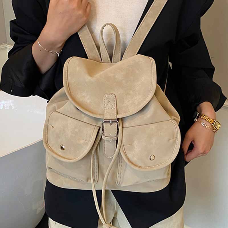 Sarah Express Structured Vegan Leather Multi-Pocket Crossbody Bag