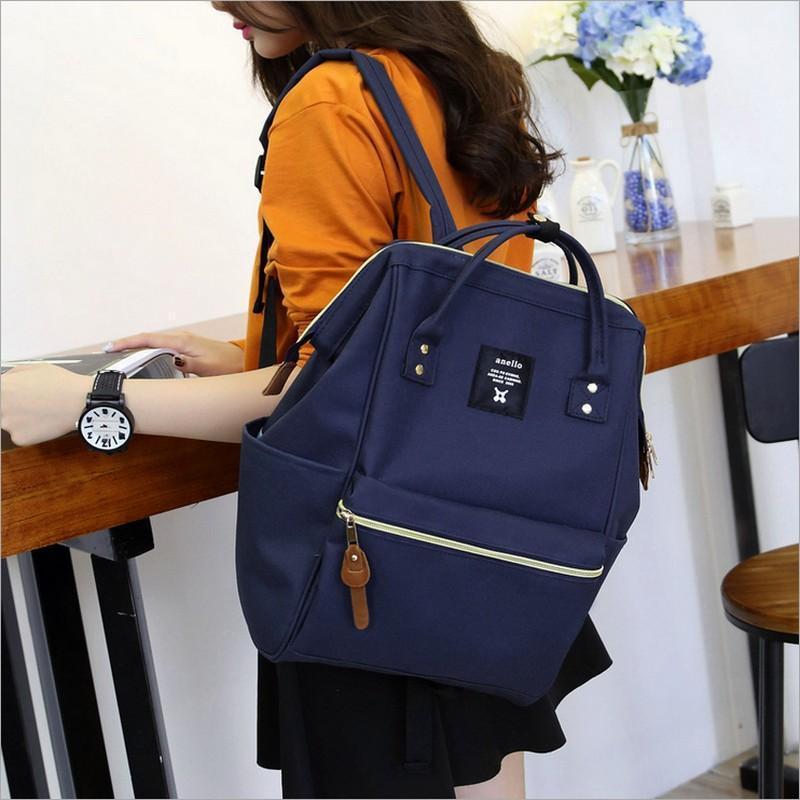 Sarah Express Japanese Style Structured Zipper Backpack