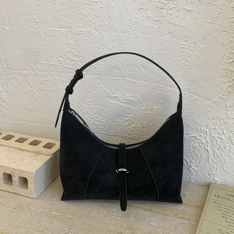 Sarah Express Retro Matte Dumpling Underarm Crossbody Bag