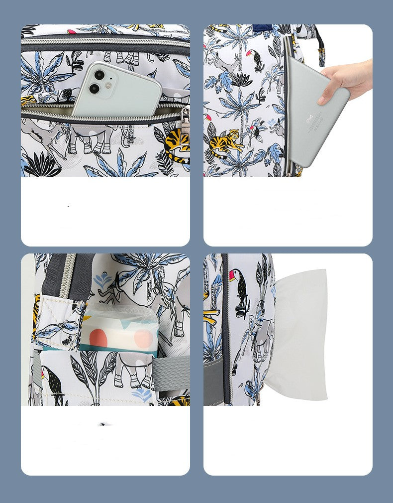 Sarah Express Geometric Pattern Travel Backpack