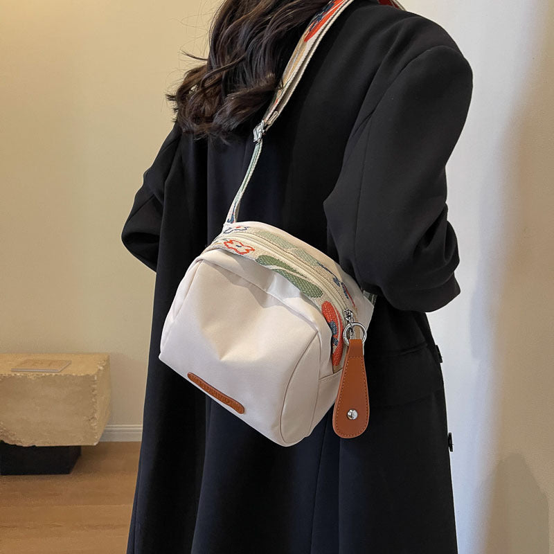 Sarah Express Canvas Shell Crossbody Travel Bag